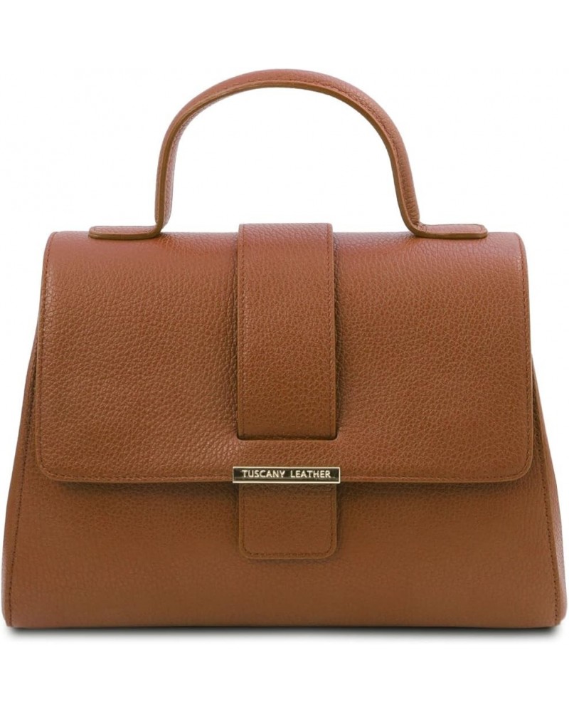 TLBag Leather handbag Cognac $64.64 Evening Bags