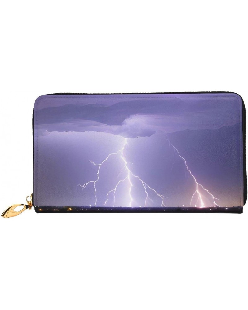 Lightning Storm&*Women'S Zipped Wallet With Multiple Card Slots. With Zipped Coin Pocket. $27.09 Wallets