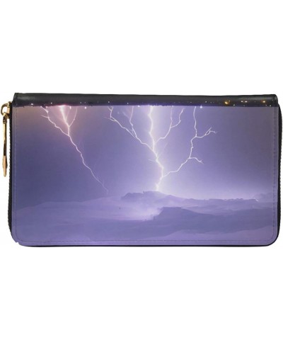 Lightning Storm&*Women'S Zipped Wallet With Multiple Card Slots. With Zipped Coin Pocket. $27.09 Wallets