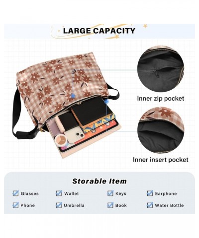 Summer Fruits Orange Leaves PU Leather Shoulder Bag Shoulder Bag for Men Tote Bag Purse Floral Plaid Boho Halloween $15.90 Totes