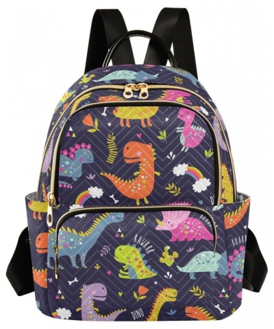 Dinosaurs Fashion Backpack Purse for Women Multipurpose Casual Daypack with Multi Pockets & Secured Zipper Ladies Handbag for...