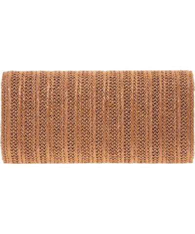 Natural Straw Flat Clutch Tan1 $19.22 Clutches