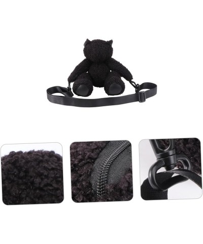 2 Pcs Plush Victory Bear Bag Mini Crossbody Bags Toys Single-shoulder Bag De Porristas Mini Crossbody Black $9.43 Crossbody Bags