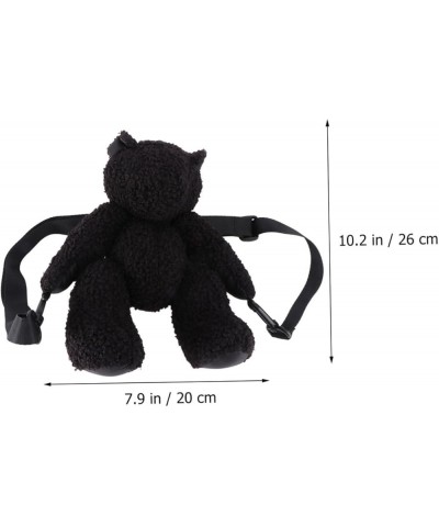 2 Pcs Plush Victory Bear Bag Mini Crossbody Bags Toys Single-shoulder Bag De Porristas Mini Crossbody Black $9.43 Crossbody Bags