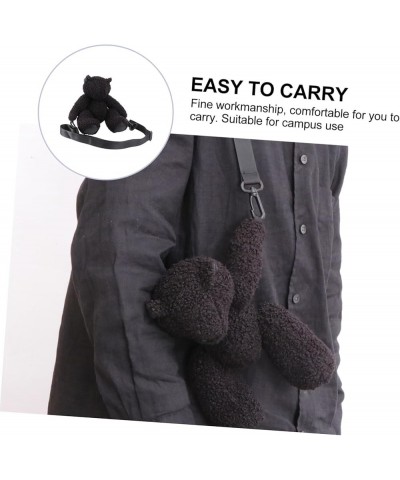 2 Pcs Plush Victory Bear Bag Mini Crossbody Bags Toys Single-shoulder Bag De Porristas Mini Crossbody Black $9.43 Crossbody Bags