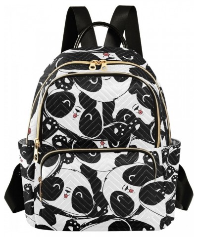 Women Backpack Panda Cute Anti-Theft Travel Backpack with Luggage Belt Lightweight Handbag Lady Purse Roomy Double Zipper Wee...