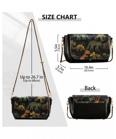 Dinosaur Hawling Womens Crossbody Bag Womens Waterproof Shoulder Bag with Credit Card Slots Sport Sling Bag $23.99 Crossbody ...