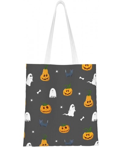 Halloween Ghosts Single Shoulder Fashion Canvas Tote Shopping Bags Handbags For Men And Women Halloween Ghosts36 $11.72 Totes