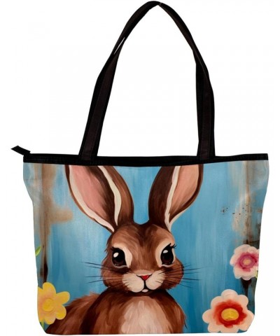 The Tote Bag For Women,Purses For Women,Handbags For Women,Bunny Easter Bunny Handbags $14.36 Totes