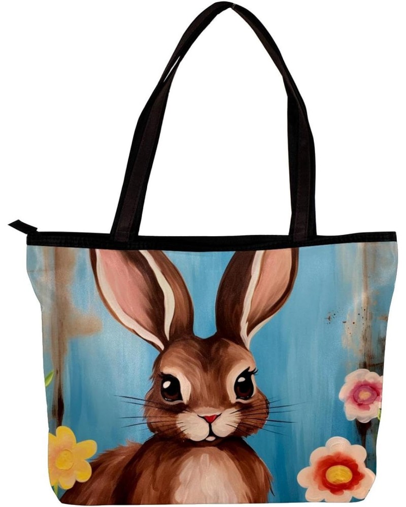 The Tote Bag For Women,Purses For Women,Handbags For Women,Bunny Easter Bunny Handbags $14.36 Totes