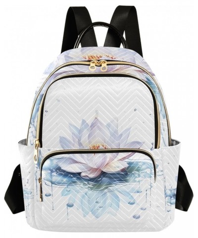 Small Backpack Purse for Women, Lotus Water Travel Bag Casual Daypack Shoulder Bag Small $14.76 Backpacks