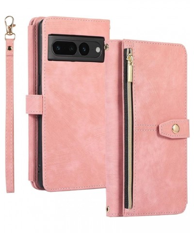 for Google Pixel 6 flip Phone case, Leather case with Nine Card Zipper Bag Green Pixel 8Pro Pink $20.82 Totes