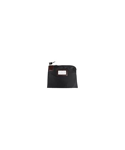 Locking Security Money Cash Register Bag Bank Deposit Bag With Locks 10.82 X 8.2 X 1.38-Inch, Black $11.25 Wallets