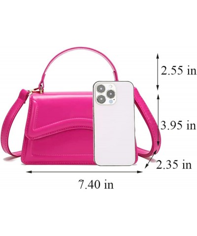 The Tote Bag for Women Dupes Mini Leather Tote Bag Small Purse Personalized Crossbody Handbags Pink Purse $15.98 Totes