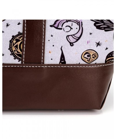 The Tote Bag For Women,Tote Bag With Zipper,Canvas Tote Bag,Cartoon Hand Eye Abstract Handbags $19.96 Totes