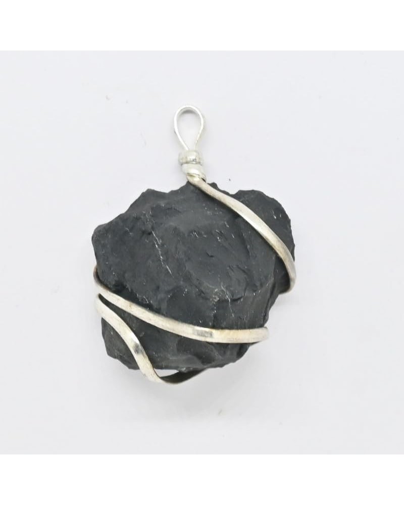 Natural Rough Black Onyx Wire Wrapped Crystal Stone Tumble with Free Velvet Pouch Black Obsidian $10.59 Clutches