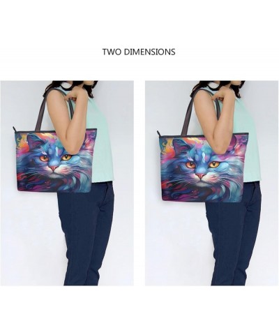 Tote Bag for Women with Zipper,Polyester Tote Purse Holiday Tote Bag Work Handbag Women Gift 2 $14.84 Totes