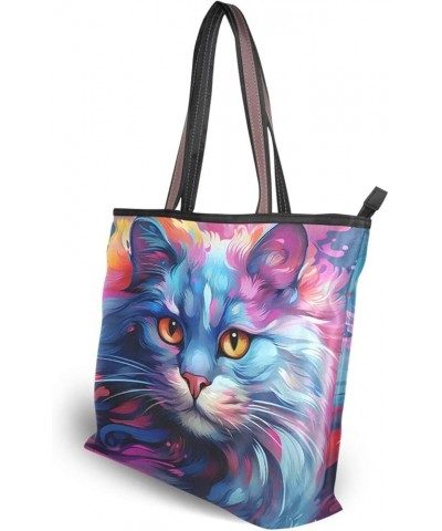 Tote Bag for Women with Zipper,Polyester Tote Purse Holiday Tote Bag Work Handbag Women Gift 2 $14.84 Totes