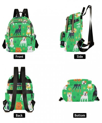 Travel Backpack Purse for Women Fashion Anti-theft Work Casual Cute Paw Print Dogs Daypack Shoulder Bag Medium Size Medium $1...