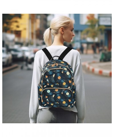 Cartoon Dc Record Fashion Backpack Purse for Women, Casual Daypacks, Ladies Gift for Traveling Hiking Multicolor Medium $18.5...