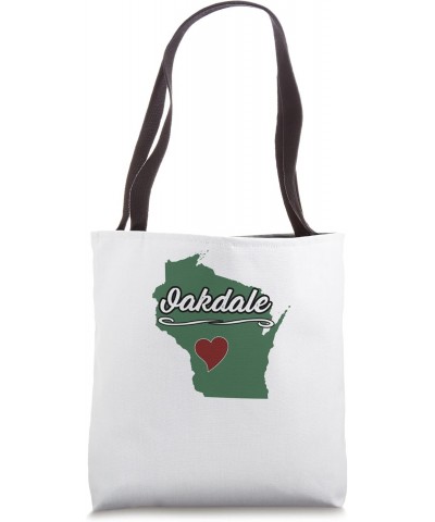 OAKDALE - Wisconsin | WI USA - City State Souvenir - Tote Bag $13.80 Totes