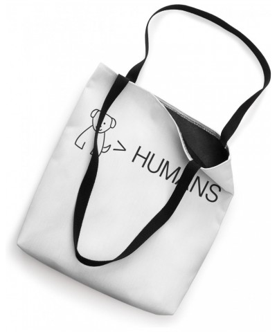 Dogs Humans Tote Bag $13.15 Totes