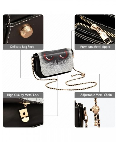 Crossbody Bags for Women Trendy Women's Black Shoulder Bag Small PU Leather Flap Cross Body Bag Handbags Pattern22 $20.49 Cro...