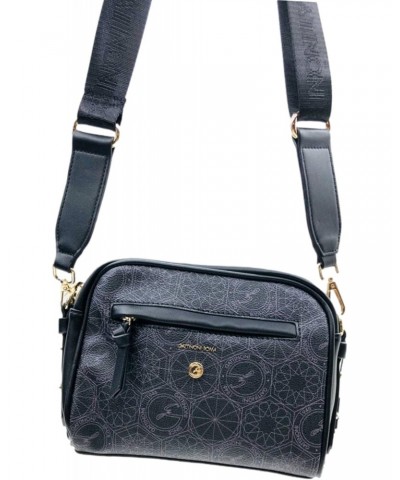 Roma Teodosia Daily Women Shoulder Bag Small Pvc/Pu Bentd8045Wzt Black 005 Black/Black, Black/Black $39.01 Crossbody Bags