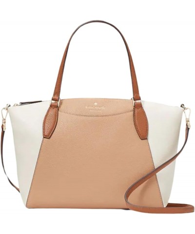 Wkr00240 Monica Satchel Light Fawn, Multi $54.36 Crossbody Bags