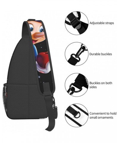 Crossbody Chest Bag Pinocchios Sling Backpack Shoulder Bag Waist Bags Travel Hiking Sport Daypack Wallet for Men Women $17.27...