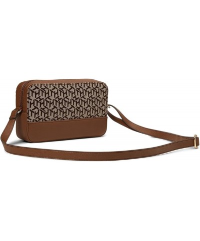 Melissa Ii Camera Crossbody Tan/Dk Chocolate $23.87 Crossbody Bags