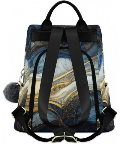 Women Fashion Backpack - Art Marble Painting, Anti Theft Casual Daypack Shoulder Bag Purse for Travel Work 15 inches $16.81 B...