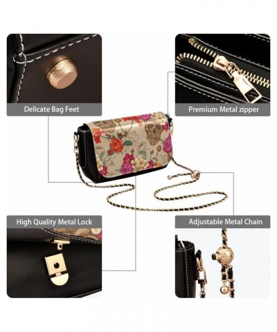 Crossbody Bags for Women Trendy Women's Black Shoulder Bag Small PU Leather Flap Cross Body Bag Handbags Pattern1 $24.18 Cros...