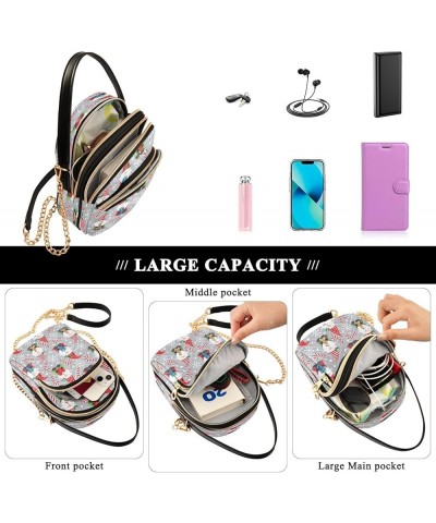 Small Crossbody Bag for Women with Compartments,Long Strap Crossbody Purse Polyester Phone Purse Wallet 10 $10.56 Crossbody Bags