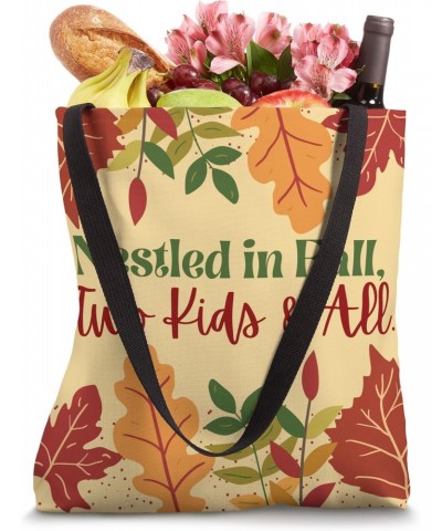 Fall Baby Shower Gifts Nestled in Fall Two Kids & All Tote Bag $12.85 Totes