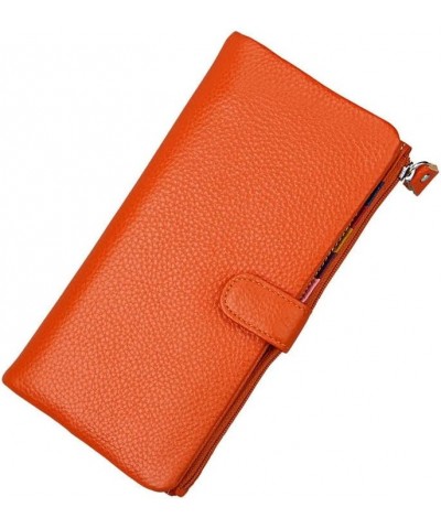 Leather Womens Wallets, Leather Buckle Long Wallets, Clutch Bags, ID Bags, Collar Pockets Color 9 $26.49 Wallets