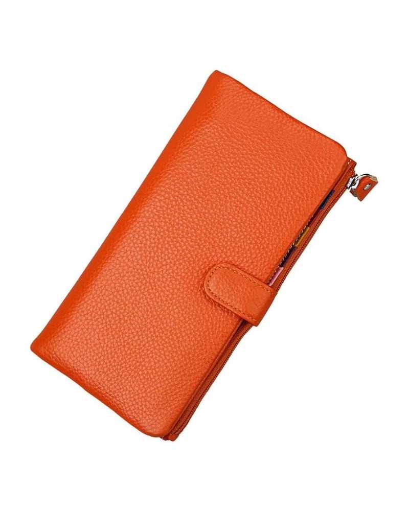 Leather Womens Wallets, Leather Buckle Long Wallets, Clutch Bags, ID Bags, Collar Pockets Color 9 $26.49 Wallets