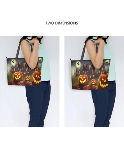 Women's Large Medium Size Handbag Shoulder Bag Handbag Casual Tote Soft Tote Shoulder Bag Big Capacity Handbag Halloween Pump...