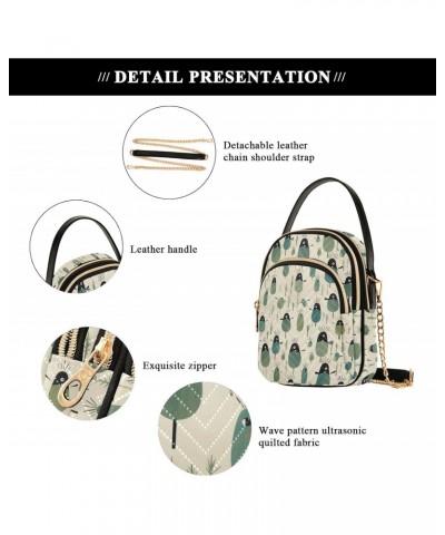 Birds in The Woods Crossbody Bags for Women Multi Pocket Shoulder Handbags with Adjustable Strap $11.44 Crossbody Bags