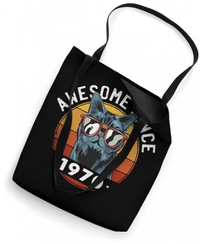 Awesome Since 1970, 53 yr old, 53rd Birthday Gifts Cat Lover Tote Bag $12.34 Totes