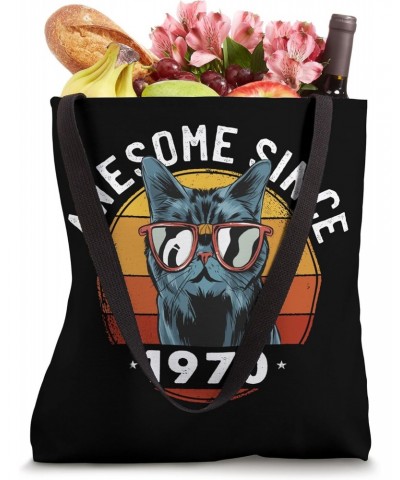 Awesome Since 1970, 53 yr old, 53rd Birthday Gifts Cat Lover Tote Bag $12.34 Totes