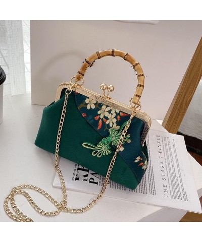 Lock Shell Vintage Chain Women's Handbags Purses Bamboo Wood Hand Bags Bag Women Shoulder Crossbody Bags Bags Onecolor $26.79...