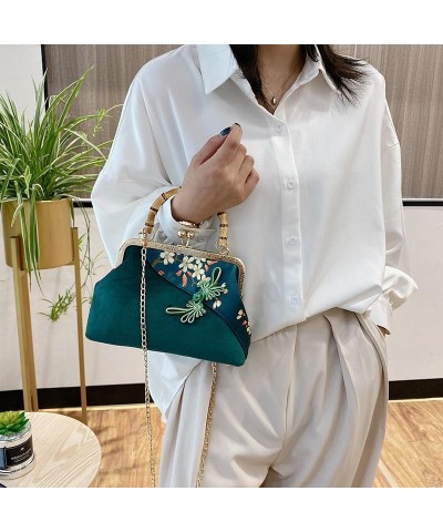 Lock Shell Vintage Chain Women's Handbags Purses Bamboo Wood Hand Bags Bag Women Shoulder Crossbody Bags Bags Onecolor $26.79...