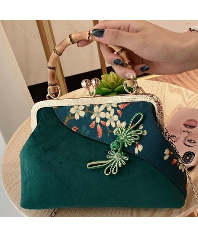 Lock Shell Vintage Chain Women's Handbags Purses Bamboo Wood Hand Bags Bag Women Shoulder Crossbody Bags Bags Onecolor $26.79...