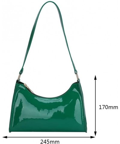 Women Handbags PU Leather Women Shopping Bag Fashion Solid Color Portable Exquisite Simple Bright Face for Work Green $7.02 S...