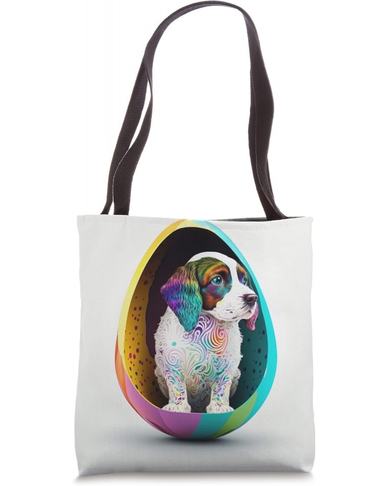 Funny dog in the egg Design dog owner Humor Sarcastic puppie Tote Bag $9.47 Totes