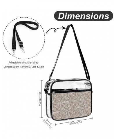 Large Fashion Shoulder Bag Transparent Crossbody Bag With Adjustable Strap Color940 $16.77 Totes