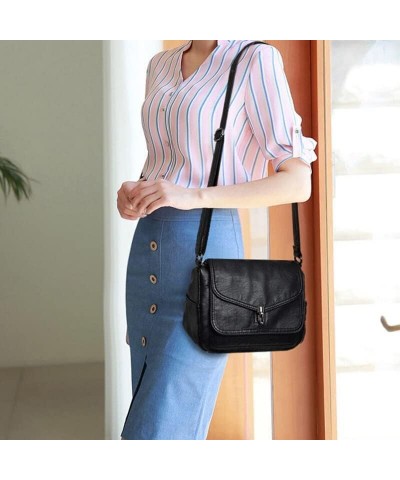 Women Handbags Shoulder Bags, Satchel Tote Bag, Fashion Vintage Shoulder Bags For Women Soft Pu Leather Crossbody Flap Bag Fe...