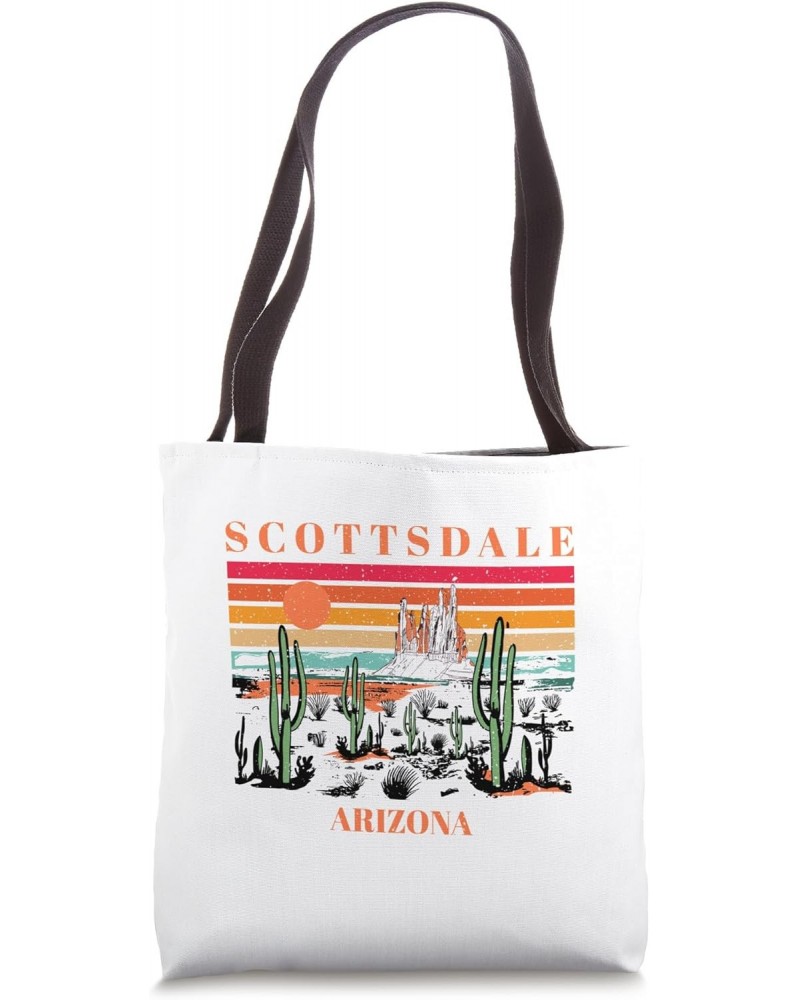 Vintage Arizona Scottsdale Desert Throwback 70s 80s Retro Tote Bag $11.25 Totes