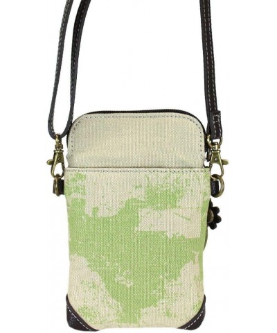 Crossbody Cell Phone Purse-Women Canvas Multicolor Handbag with Adjustable Strap Giraffe - Sand $20.28 Crossbody Bags